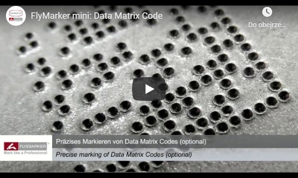 Znakowanie kodów Data Matrix